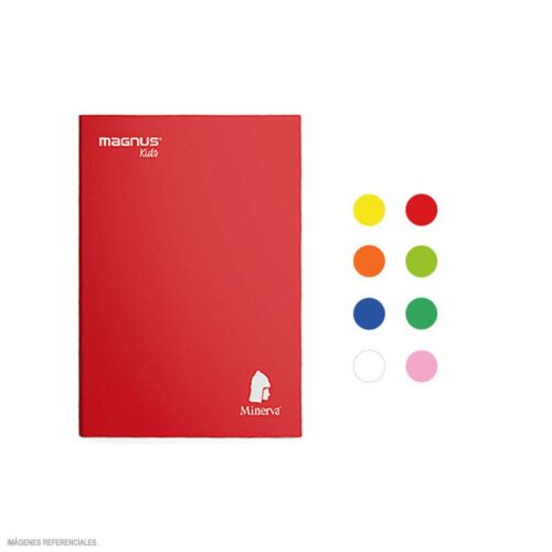 Cuaderno Deluxe 80H Cuadriculado Magnus Kids Minerva
