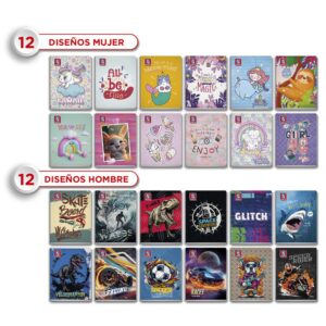 Cuaderno Deluxe A-4 72H Cuadriculado Diseño Surco