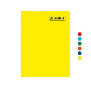 Cuaderno Deluxe A-4 80H Cuadriculado Solido Justus