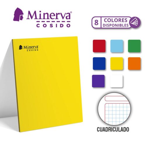 Cuaderno Deluxe 80H Cuadriculado Cosido Solido Minerva Cuaderno Deluxe 80H Cuadriculado Cosido Solido Minerva