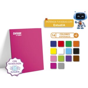 Cuaderno Deluxe A-4 80H Rayado Xteen College