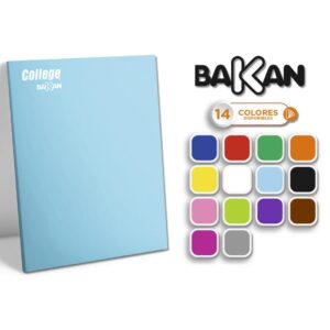 Cuaderno Deluxe A-4 80H Triple Renglón Solido Bakan College