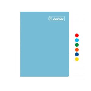 Cuaderno Deluxe A-4 80H Decroly Solido Justus