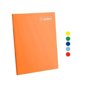Cuaderno Deluxe A-4 80H Triple Renglón Sin Sombra Solido Justus