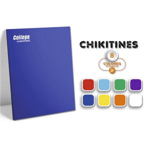 Cuaderno Deluxe A-4 80H Cuadrimax (1X1) Chikitines College