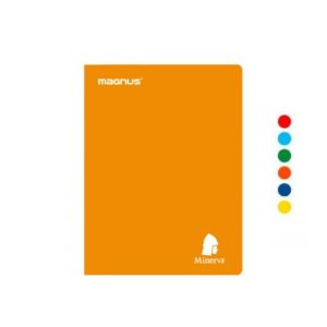 Cuaderno Deluxe 80H Cuadriculado Con Stickers Magnus Minerva