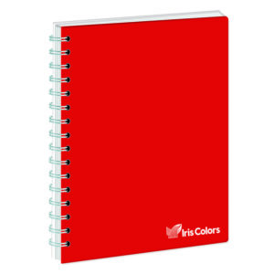Cuaderno Rayado Anillado Iris Color A4 Surtido 100 Hojas