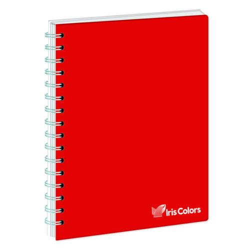 Cuaderno Rayado Anillado Iris Color A4 Surtido 100 Hojas