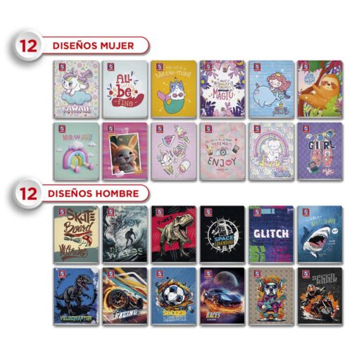Cuaderno Deluxe Rayado 72H Solido Surco
