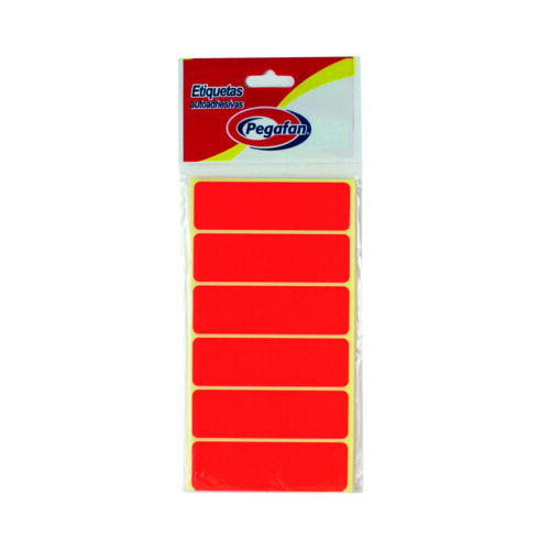 Etiqueta Adhesiva Pegafan File 2476 Rojo Fosforescente Sobre X 100 Und Etiqueta Adhesiva Pegafan File 2476 Rojo Fosforescente Sobre X 100 Und