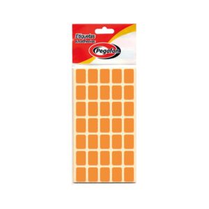 Etiqueta Para Precio Pegafan 1319 Naranja Fosforescente Sobre X 500 Und