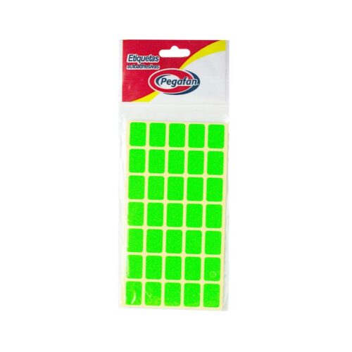 Etiqueta Para Precio Pegafan 1319 Verde Fosforescente Sobre X 500 Und Etiqueta Para Precio Pegafan 1319 Verde Fosforescente Sobre X 500 Und
