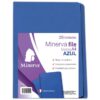 File Manila A4 Azul Minerva Pqtx25