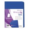 File Manila A4 Azul Minerva Pqtx25