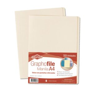 File Manila A4 Graphos Pqx50 Und