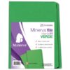 File Manila Minerva A4 Verde Paquete X 25 Und