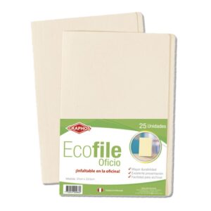 File Manila Ecofile Oficio Paquete X 25 Und