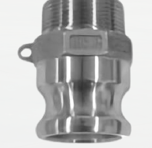 Acople Cam Lock Tipo F — Adaptador macho con rosca macho externa