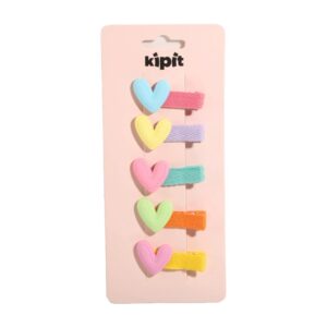 Ganchos Corazon Tela X 5 Un Kipit