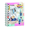 Libreta Anill. Lateral 125H Cuadriculado Mujer Tapa Dura Iris Colors
