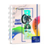 Libreta Anill. Lateral 125H Cuadriculado Mujer Tapa Dura Iris Colors