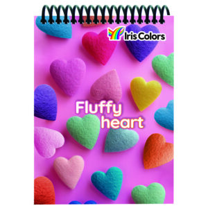 Libreta Espiral 70H Cuadriculado Tipo Block Diseño Iris Colors