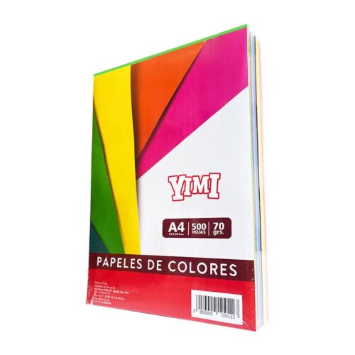 Papel Arco Iris Colores Surtido 70Gr A4 500 Hojas