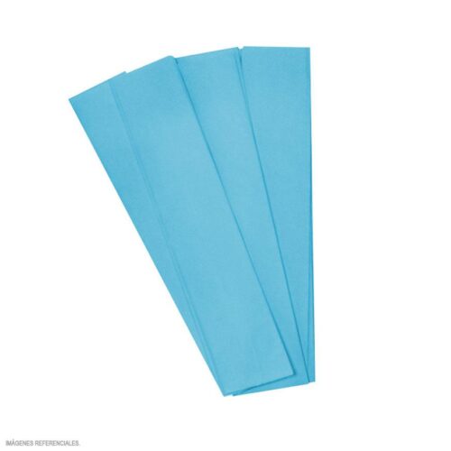 Papel Crepé Turquesa X 10 Unidades