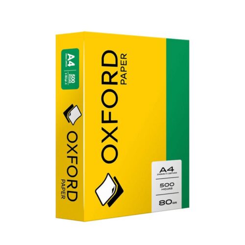 Papel Fotocopia Oxford 80Gr A-4 Pqtx500 Hojas