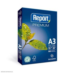 Papel Fotocopia Report A3 75 G Paquete X 500 Hojas