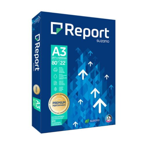 Papel Fotocopia Report A3 80 G Paquete X 500 Hojas