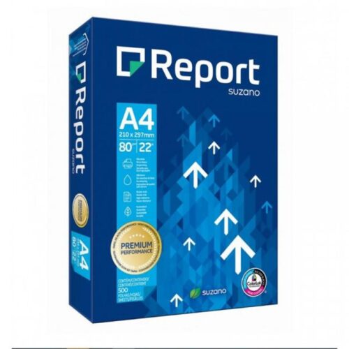 Papel Fotocopia Report A4 80Gr Paquete X 500 Hojas