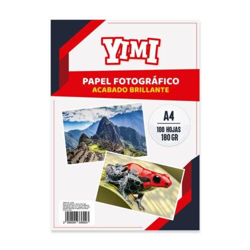 Papel Fotográfico Yimi A4 100 Hojas 180 G Papel Fotográfico Yimi A4 100 Hojas 180 G