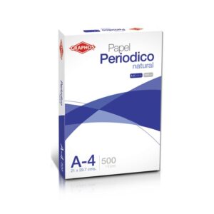 Papel Periodico A-4 Graphos 45Gr Pqtx500