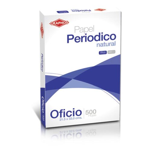 Papel Periodico Oficio Graphos 45Gr Pqtx500