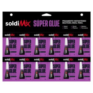 Pegamento Soldimix Super Glue X 12 Und