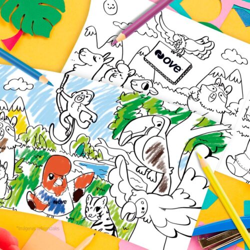 Papel Adhesivo Para Colorear  Ove 0.45 X 3 M