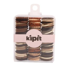 Set De Mini Ligas Elasticas Marron Kipit