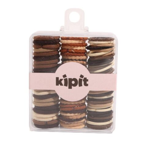 Set De Mini Ligas Elasticas Marron Kipit