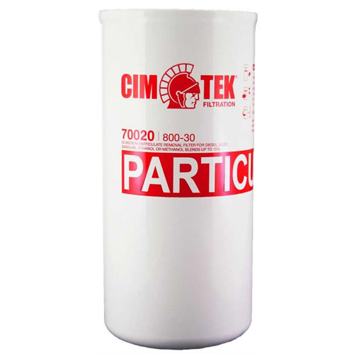FILTRO MARCA CIM-TEK MODELO 800-30 - 70020 30 MICRAS. 40 GPM. PARA COMBUSTIBLE