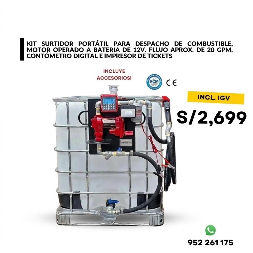 SURTIDOR PARA DIESEL 220/12 VOLTIOS MODELO DGU OGM-P-25